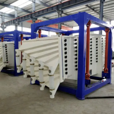 Rectangular tumbler screening machine for sand