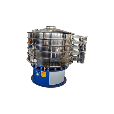 PVC Pellets Sieving Carbon Steel One Layer Rotary Vibrating Screen